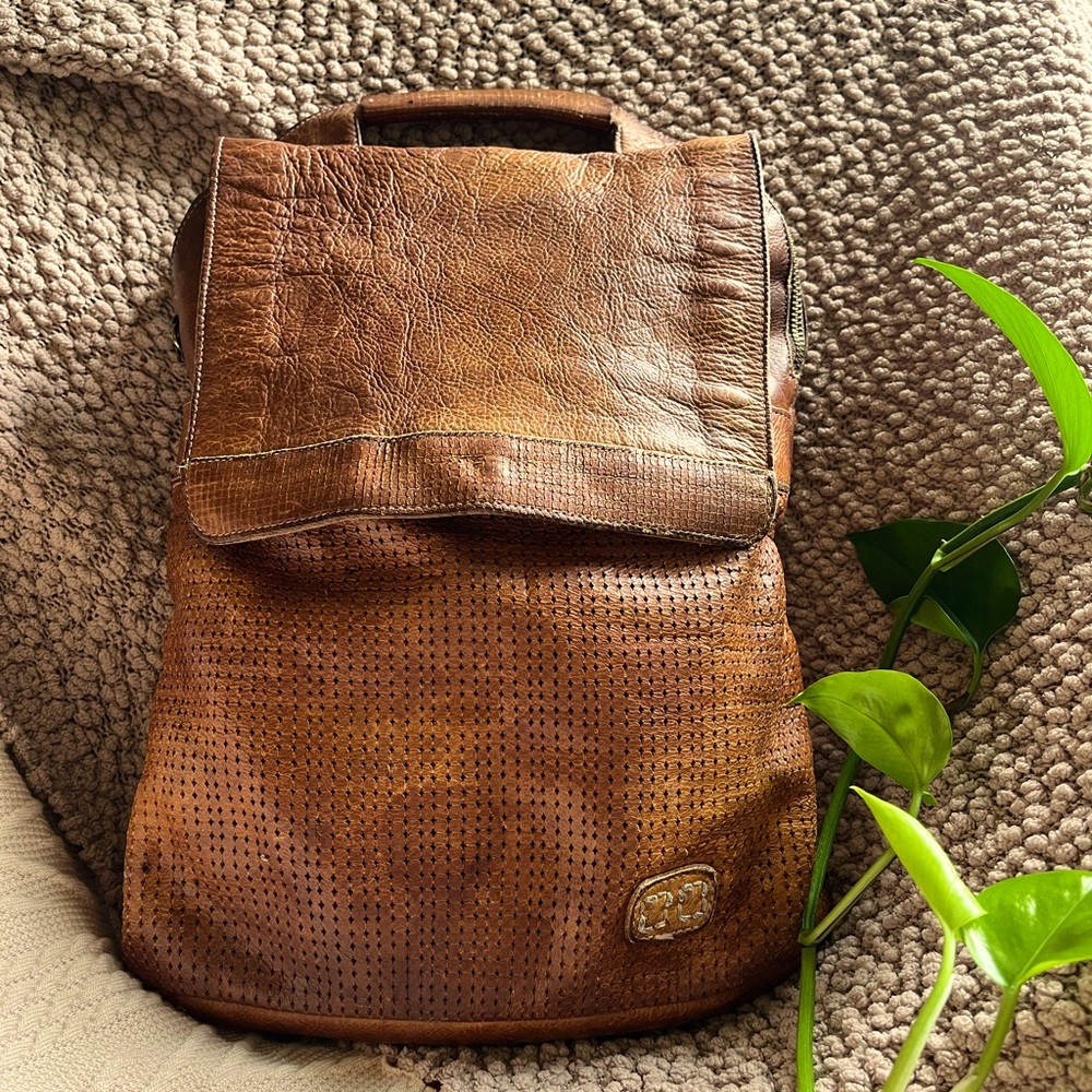 BedStü Patsy Backpack in Tan Rustic